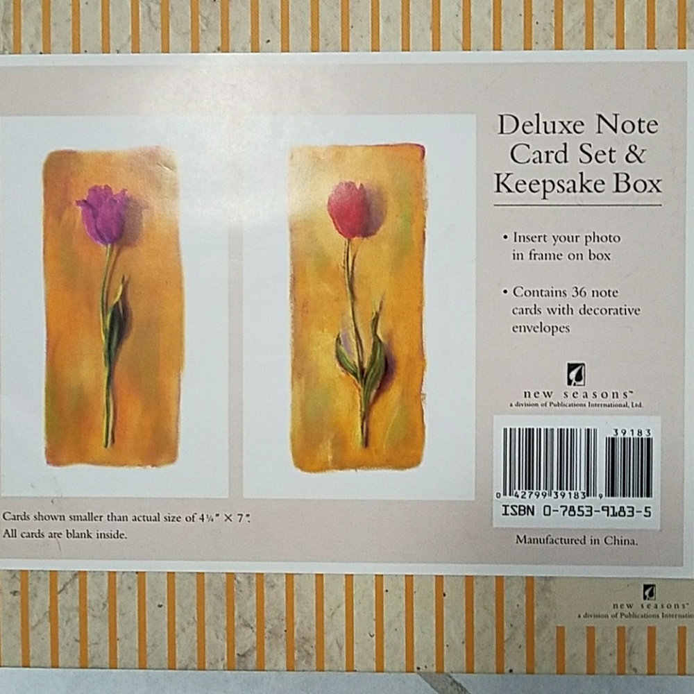 Deluxe Note Card Set & Keepsake Box - Picture 3 of 3